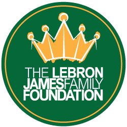 勒布朗詹姆斯家庭基金会的标志阿克伦大学的学校教育betway苹果
