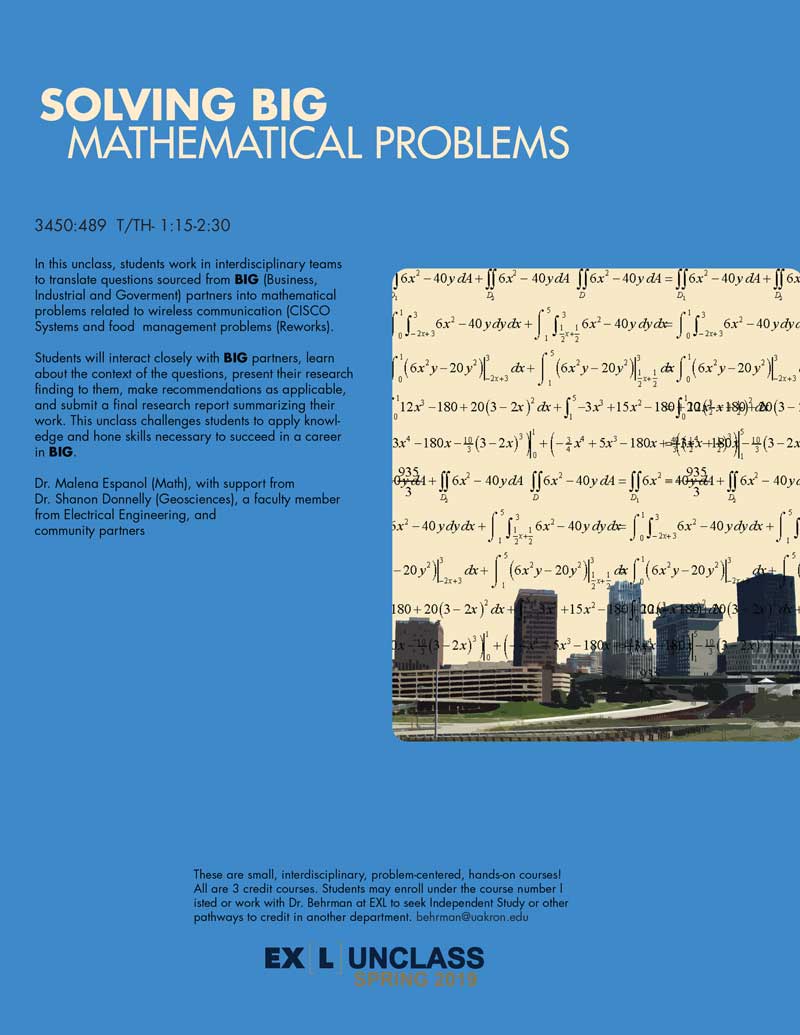解决大数学问题的非课堂海报