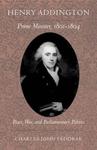 Henry Addington总理1801-1804:和平、战争和议会政治