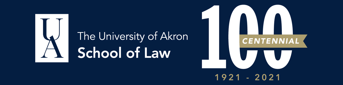 阿克伦大学法学院100年标志